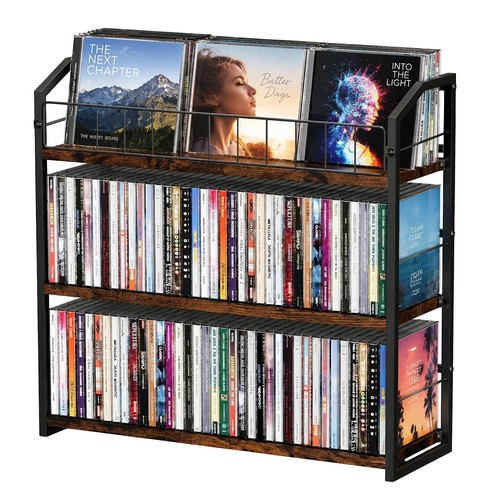 Tier rack dvd storage - cd,