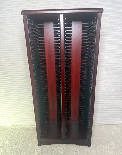 Wood dvd storage tower - wood,