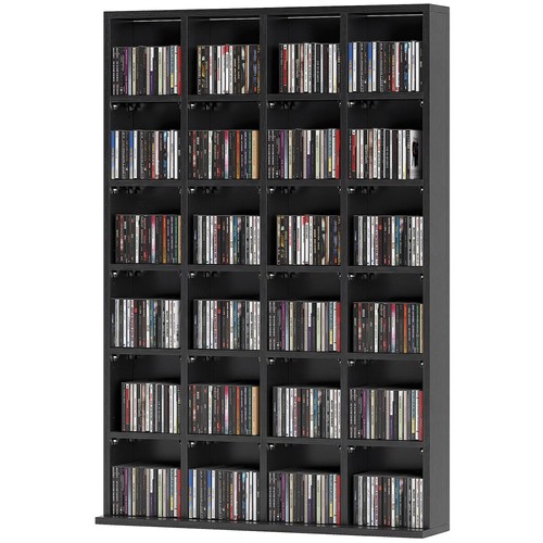 Homcom dvd media storage - homcom, cd