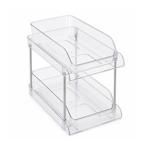Clear plastic drawer organizer - plastic,