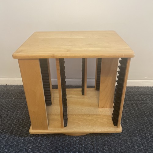 Wooden rotating dvd - wooden, dvd/game