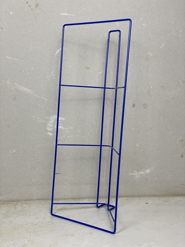 Blue metal dvd storage rack - blue,