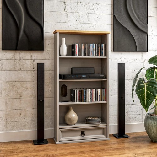 Corona dvd rack grey drawer - grey, 1