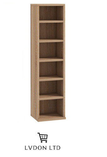 Oak dvd storage tower rack - rack, cd