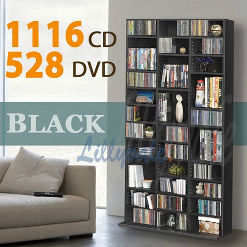 Black storage shelf rack - storage, unit
