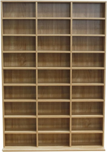Oak storage shelf rack - oak, unit
