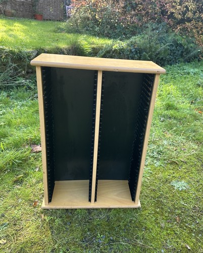 Wooden dvd storage unit - wooden,