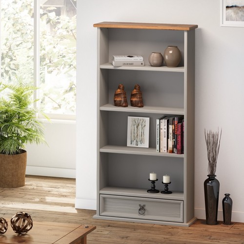 Corona dvd rack grey - rack, painted