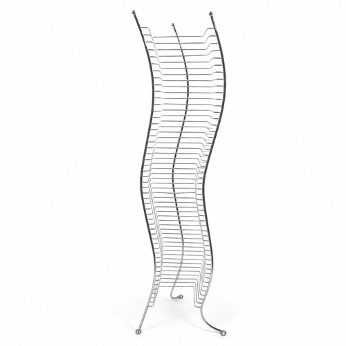 Vintage retro 90s wavy chrome - vintage,