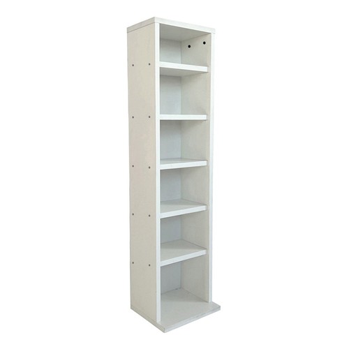 Tier wooden dvd media - 6-tier,