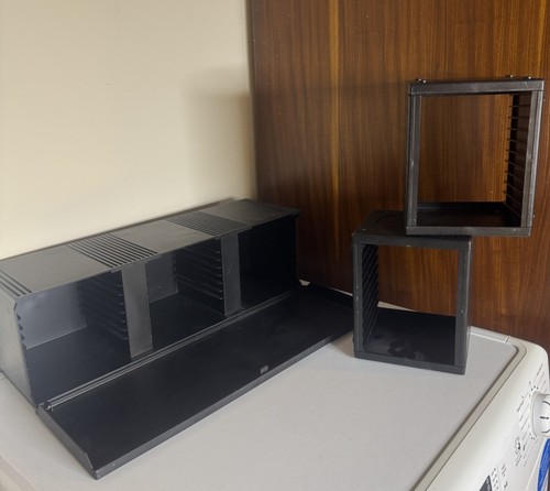 Vintage black plastic wall - black,