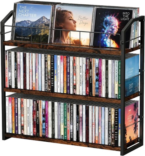 Tier rack dvd storage - cd,