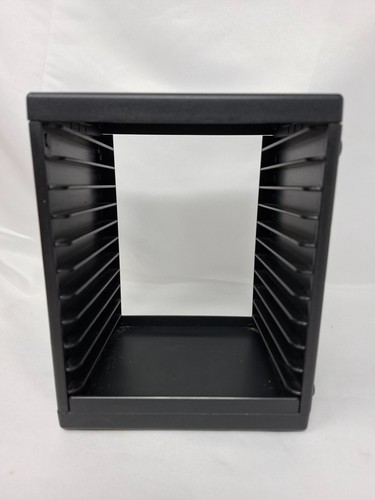 Black plastic dvd storage - cd,