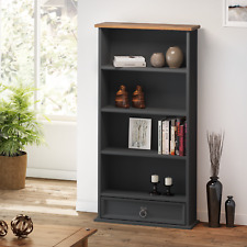 Corona DVD Rack Charcoal Wax