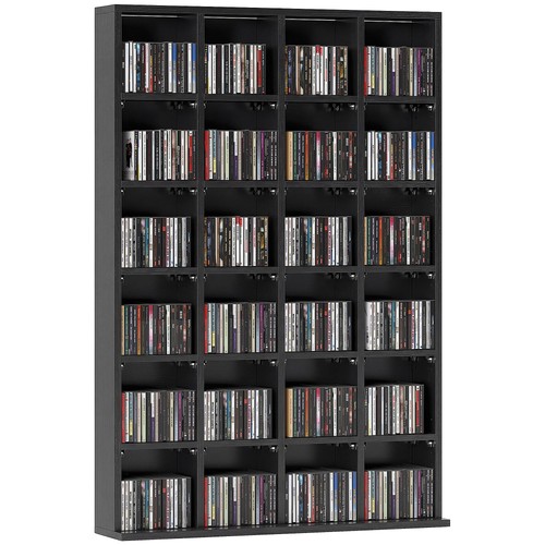 Homcom dvd media storage - dvd,