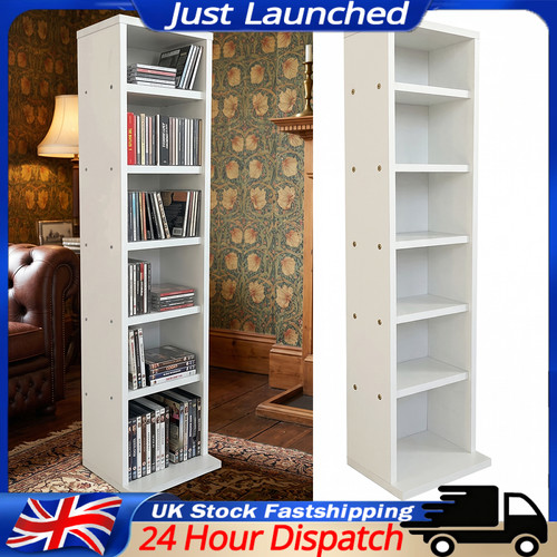 Tier white wood dvd - wood, media