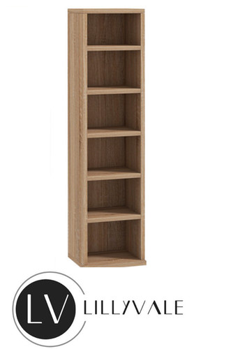 Oak dvd storage - oak, cd