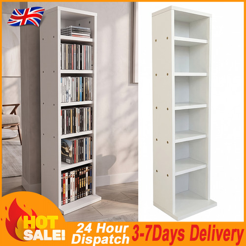 Tier compact wooden dvd - 6-tier,