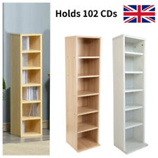 6 Tier Wooden CD DVD Video