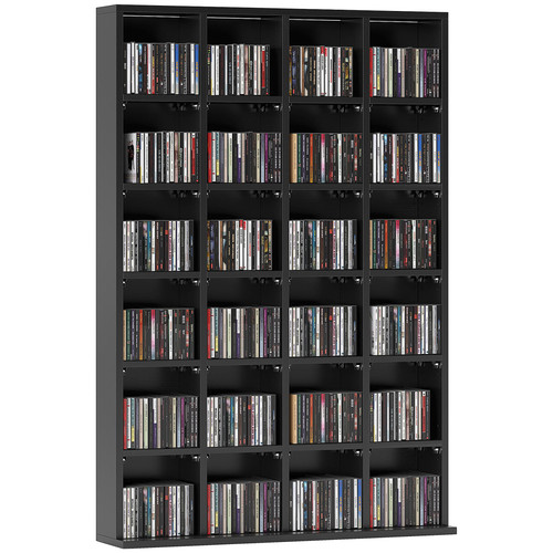 Homcom dvd media storage - dvd,